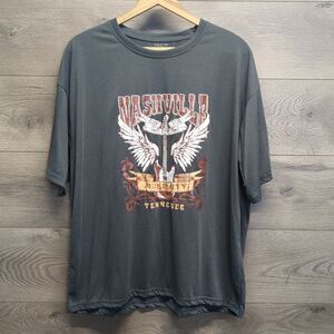 Shein Rock Star Guitar Short Sleeve T-shirt Women's Size XL